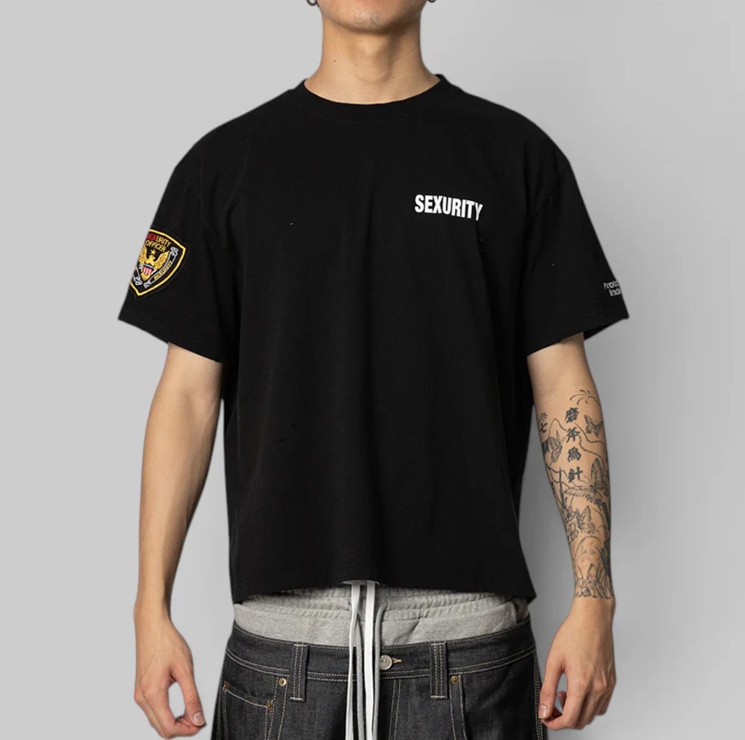 Streetwear Brand Vintage - 오버사이즈 디스트레스드 아메리칸 브랜드 티셔츠 남성용